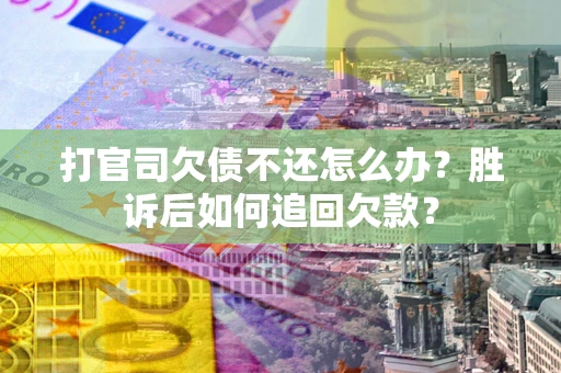 北京打官司欠债不还怎么办？胜诉后如何追回欠款？