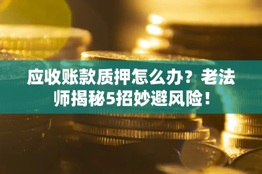 北京应收账款质押怎么办？老法师揭秘5招妙避风险！