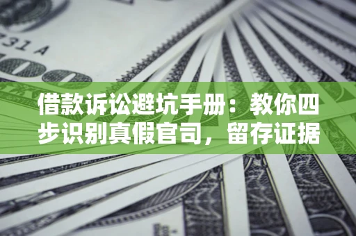 北京借款诉讼避坑手册：教你四步识别真假官司，留存证据不踩雷