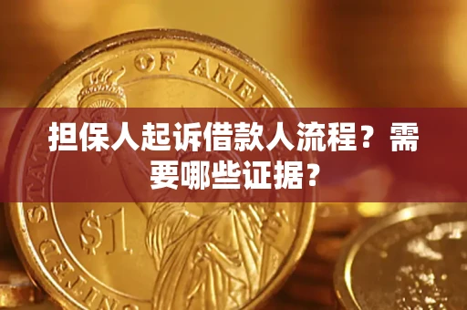 北京担保人起诉借款人流程?需要哪些证据? 北京担保人起诉借款人流程?需要哪些证据?