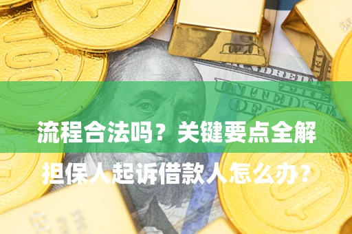 北京

担保人起诉借款人怎么办？流程合法吗？关键要点全解析