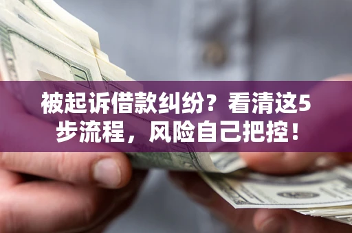 北京被起诉借款纠纷？看清这5步流程，风险自己把控！
