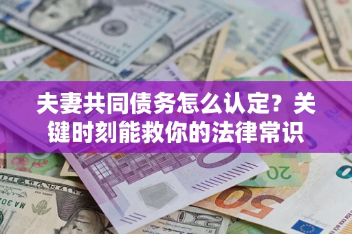 北京夫妻共同债务怎么认定？关键时刻能救你的法律常识