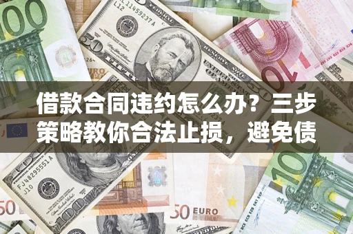 北京借款合同违约怎么办？三步策略教你合法止损，避免债务危机升级