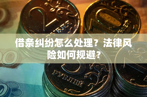 北京借条纠纷怎么处理？法律风险如何规避？