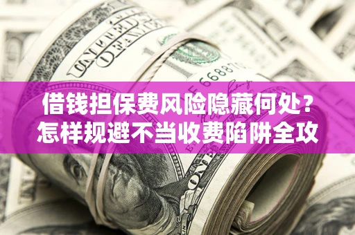 北京借钱担保费风险隐藏何处？怎样规避不当收费陷阱全攻略！