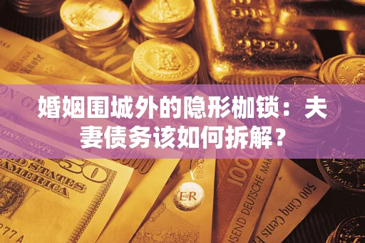 北京婚姻围城外的隐形枷锁：夫妻债务该如何拆解？