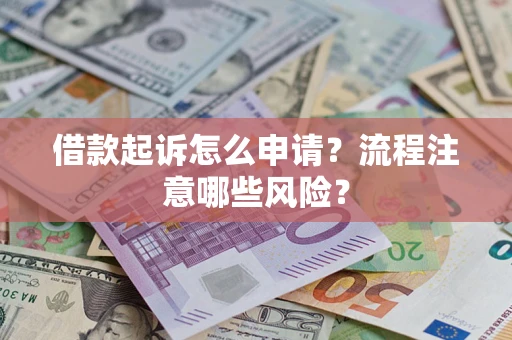 北京借款起诉怎么申请？流程注意哪些风险？