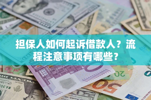 北京担保人如何起诉借款人？流程注意事项有哪些？